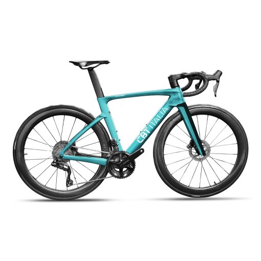 Photo produit de CBT Italia Vélo Route Carbone - MYSTERO - 105 Di2 - 2026 - blue teal