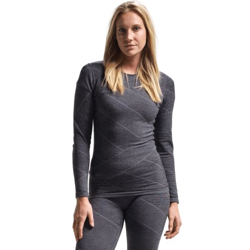 Foto de Löffler Transtex® Merino 260 Camiseta interior manga larga para mujer - grey melange A09
