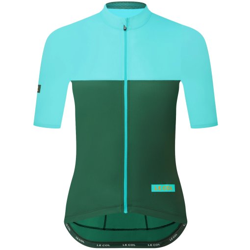 Photo produit de Le Col Sport Maillot cyclisme pour femmes - Forest Green/Cerulean