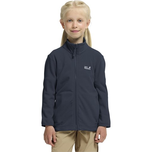 Productfoto van Jack Wolfskin Taunus 100 Full Zip Jas voor kinderen - midnight sky