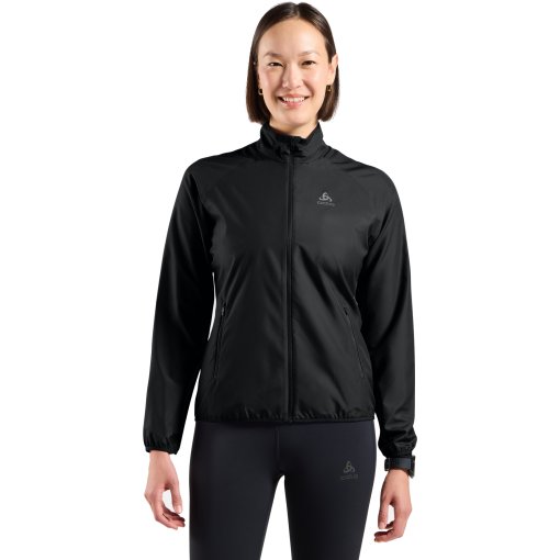 Produktbild von Odlo Essentials Light Laufjacke Damen - schwarz