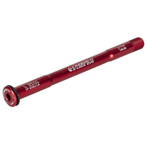 Foto de Carbon-Ti X-Lock EVO Eje pasante - 12x142mm - X-E-Thru - M12x1.5mm - Longitud 163mm - rojo