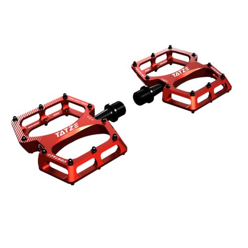 Immagine prodotto da Tatze Pedali Flat - CONTACT CNC Kids - rosso