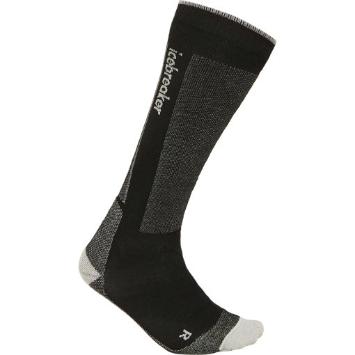 Foto de Icebreaker Calcetines Altos Hombre - Merino Ski+ Light - Negro/Ether/Graphite