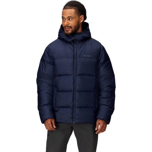 Produktbild von Marmot Guides Daunen-Kapuzenjacke Herren - arctic navy