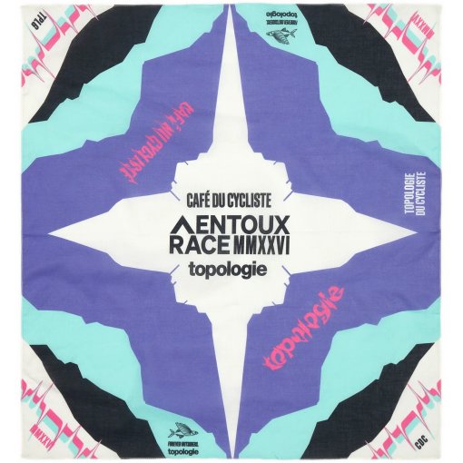 Photo produit de Café du Cycliste x Topologie Foulard - multico