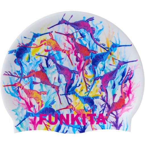 Picture of Funkita Silicone Swimming Cap - Dreamy Weedy