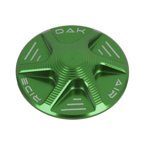 Photo produit de OAK Components Capuchon de valve AIR pour fourches à suspension - vert
