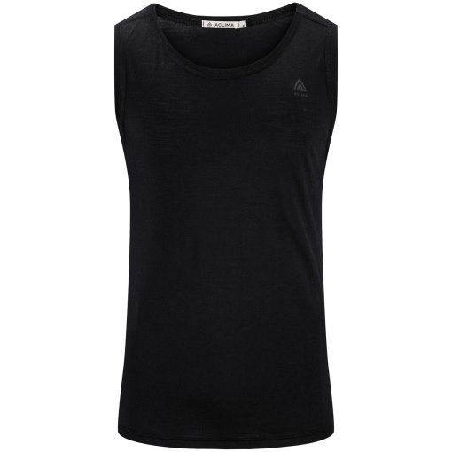 Productfoto van Aclima Lightwool 140 Singlet V2 T-Shirt zonder Mouwen Heren - jet black