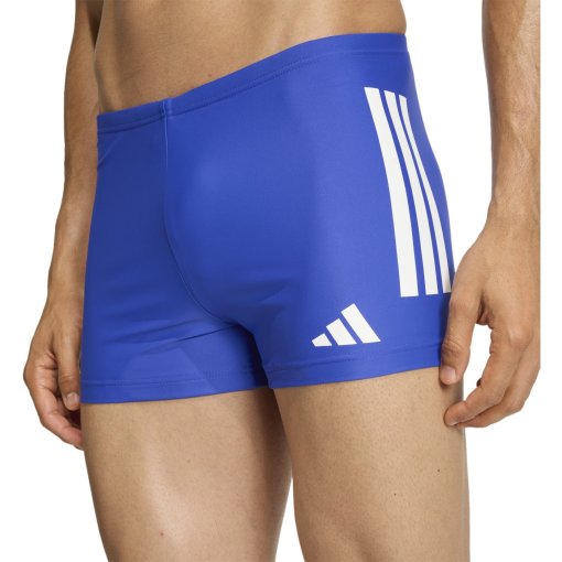 Produktbild von adidas 3-Stripes Boxer Badeshorts Herren - semi lucid blue/white KA3843