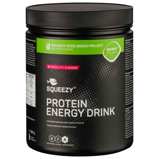 Immagine prodotto da Squeezy Bevanda Proteica e Carboidrati in Polvere - Protein Energy Drink - 650g