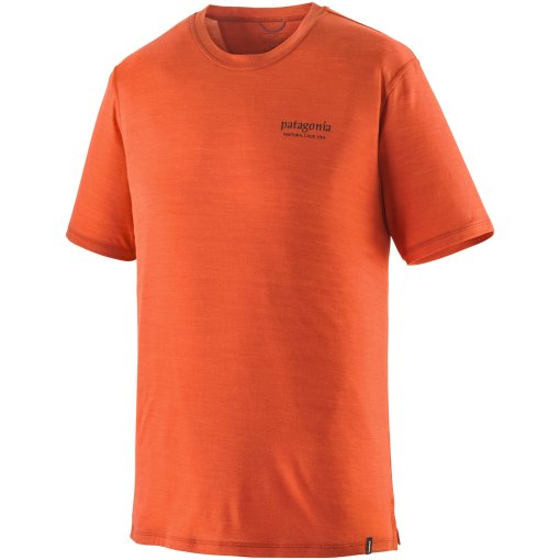 Foto de Patagonia Camiseta Hombre - Capilene Cool Merino Graphic - Heritage Header: Coal Orange