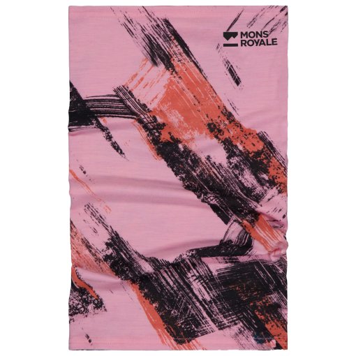 Picture of Mons Royale Daily Dose Merino Neckwarmer - paintbrush pink