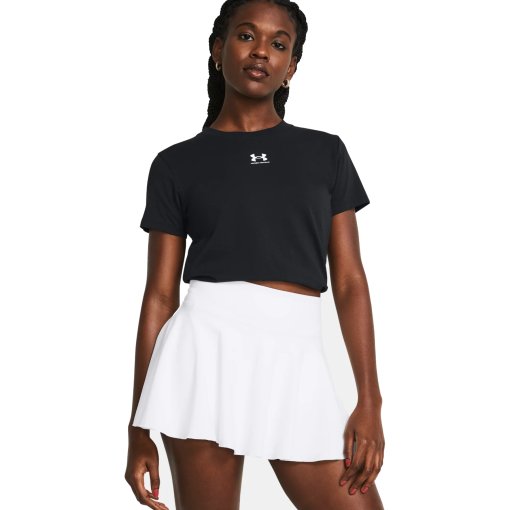 Foto de Under Armour Camiseta de Manga Corta Mujer - UA Rival Core - Negro/Blanco