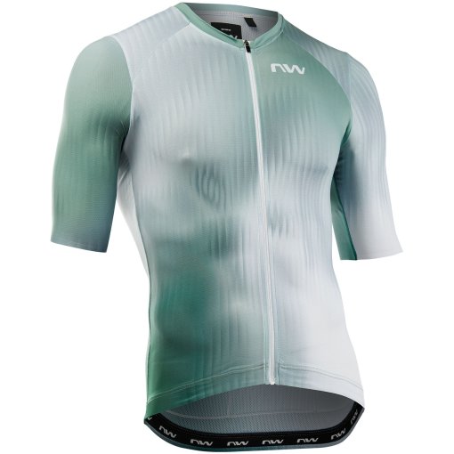 Photo produit de Northwave Maillot Manches Courtes Homme - Blade - white/sage green 156