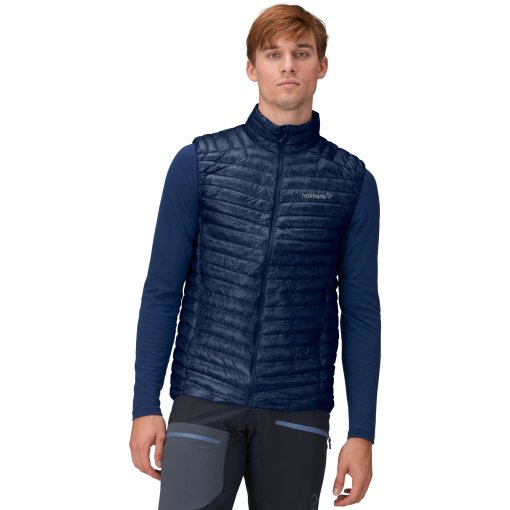 Foto de Norrona Chaleco Plumas Hombre - trollveggen superlight down800 - Indigo Night