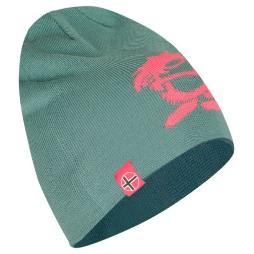 Foto de Trollkids Gorro Niño - Troll Long - Dusty Teal/Midnight Petrol/Coral Pink