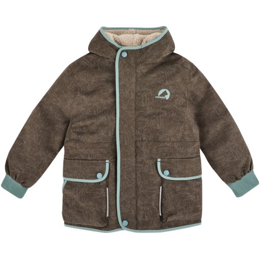 Produktbild von Finkid KAMU ICE Zip in Kombination 2 in 1 Outdoorparka Kinder - chocolate