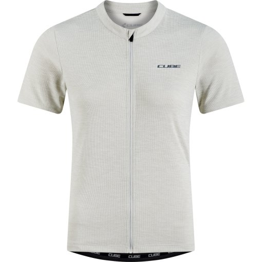 Picture of CUBE Gravel Cargo Trikot Full Zip Women - light grey