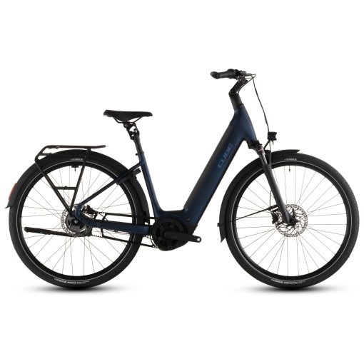 Vélo Électrique - SUPREME HYBRID Deluxe ONE 600 - Easy Entry - 2026 - 28“ – indigoblue / switch