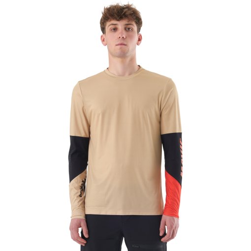 Produktbild von Mavic Deemax Enduro Pro MTB-Langarmtrikot Herren - white pepper/spicy orange