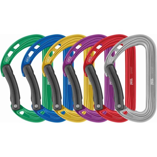 Foto de Petzl Mosquetón - Puerta Curvado - Spirit - Paquete de 6