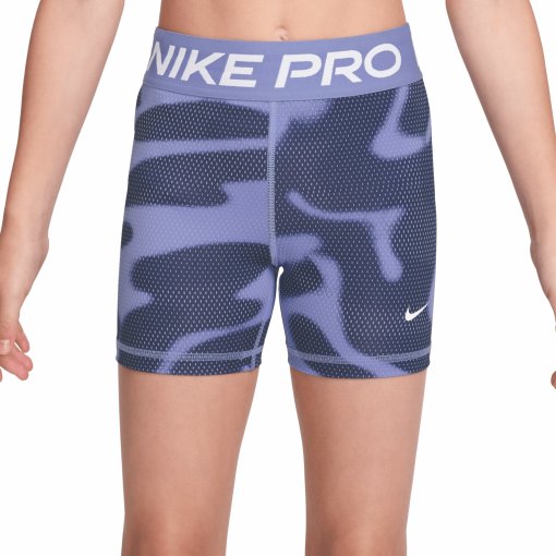 Picture of Nike Pro Dri-FIT 3&quot; Shorts Girls - light thistle/white IF2761-569