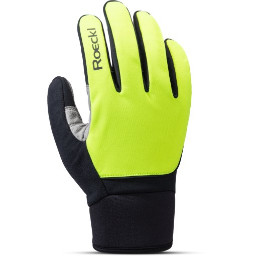 Produktbild von Roeckl Sports Hinteriss Fahrradhandschuhe - fluo yellow/black 2102