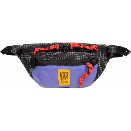 Picture of Topo Designs Mountain Waist Pack - 1L - Grid/Very Peri