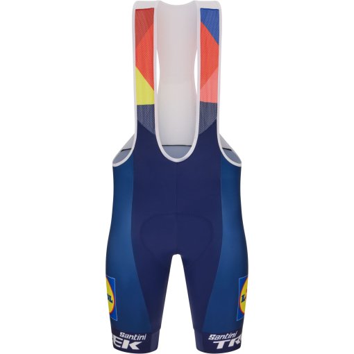 Foto de Santini Culotte Corto con Tirantes Ciclismo Hombre - Team Lidl-Trek 2025 Replica RE1075FB25LT - marine MA