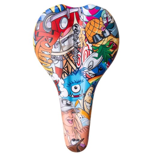 Picture of rie:sel design Saddle - stickerbomb