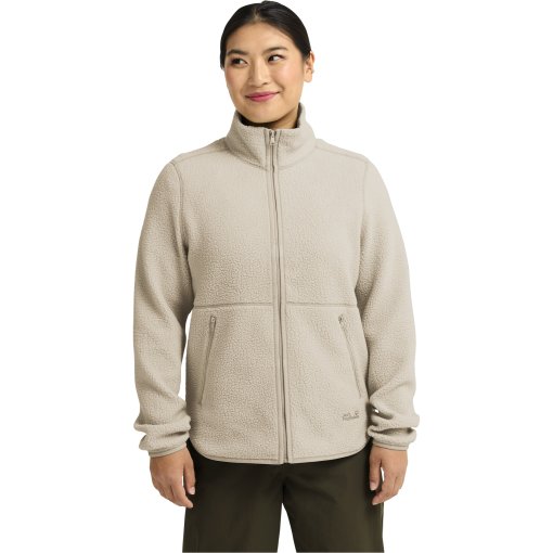 Photo produit de Jack Wolfskin Lite Curl Full Zip Veste Femme - oyster