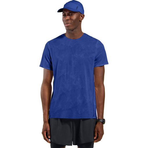 Produktbild von Odlo Zeroweight Engineered Chill-Tec Laufshirt Herren - dazzling blue melange