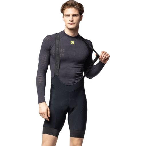 Foto de Alé Culotte Corto con Tirantes Hombre - PRAGMA Winter 2.0 - black