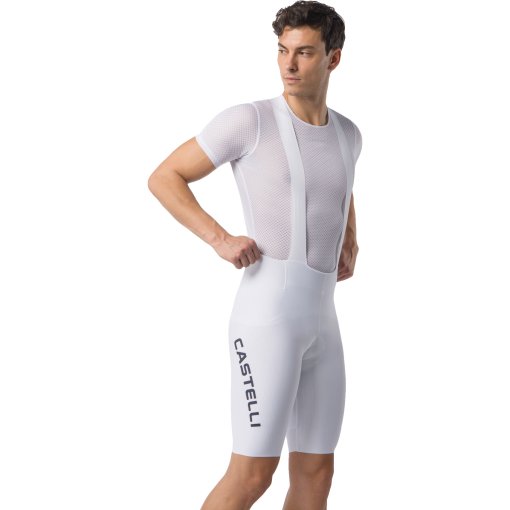 Picture of Castelli Free Aero Race S Kit Bibshorts Men - white/black 101