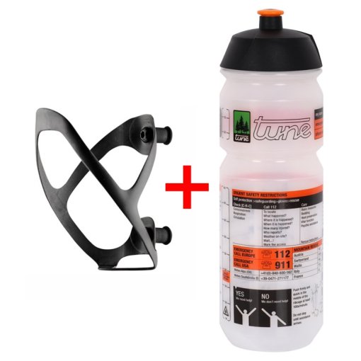 Foto de Tune Portabidón Wasserträger 2.0 Carbono incluye bidón - 750ml