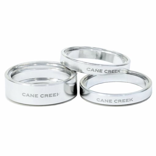 Produktbild von Cane Creek Interlok Steuersatz Spacer Kit - 2 x 5mm | 1 x 10mm - silber
