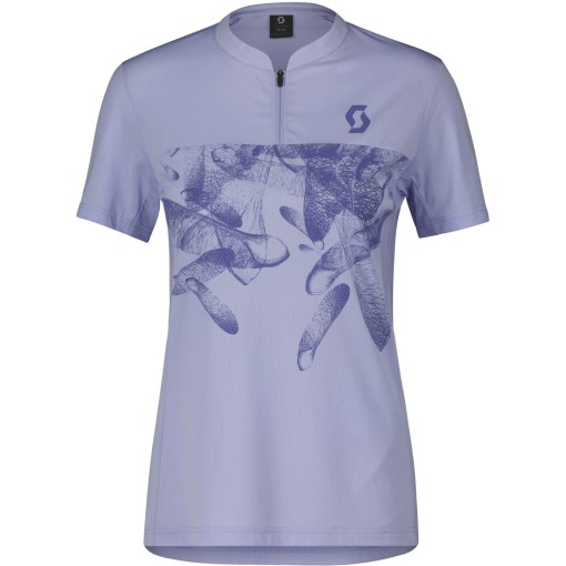 Immagine prodotto da SCOTT Maglia a Maniche Corte Donna - Trail Flow Zip - moon blue/dream blue