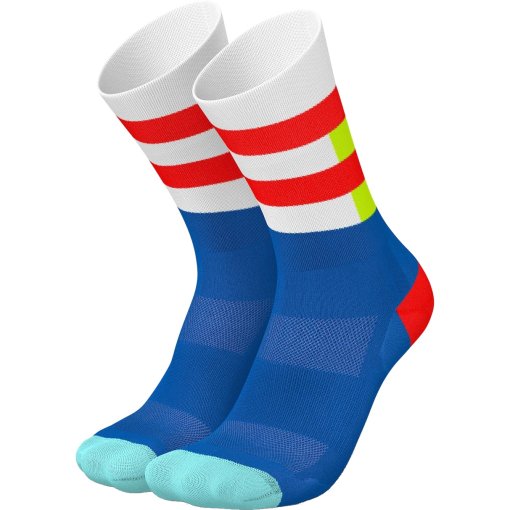 Billede af INCYLENCE Ultralight Spirals Socks - Blue Inferno