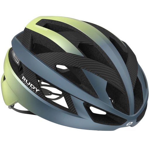 Foto de Rudy Project Rebel Casco - Blue Avio/Apple Green Metal - Matte