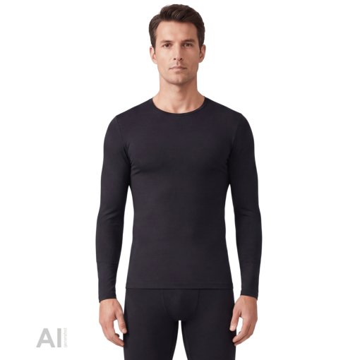 Picture of Löffler Merino Light 130 Long Sleeve Shirt Men - black 990