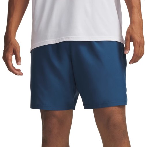Productfoto van Under Armour UA Tech™ Woven Wordmark Short Heren - Wham Blue/White