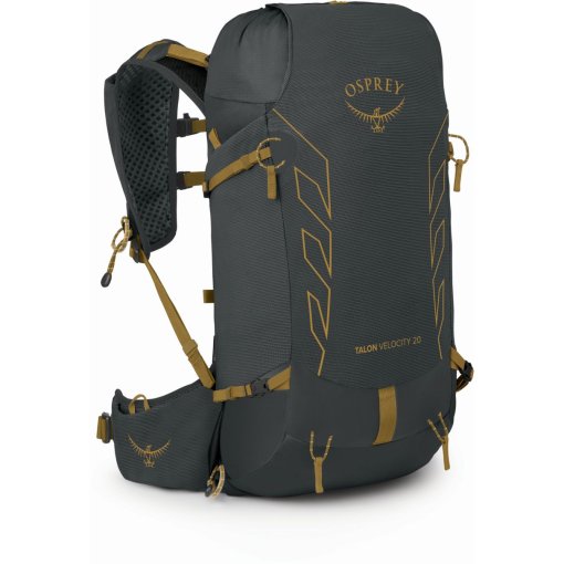 Foto de Osprey Mochila - Talon Velocity 20 - L/XL - Dark Charcoal/Tumbleweed Yellow