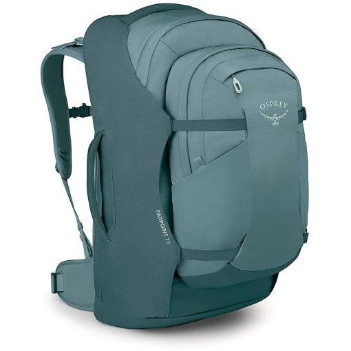 Foto de Osprey Farpoint 70 Mochila de Viaje - Cascade Blue-Torrent Blue