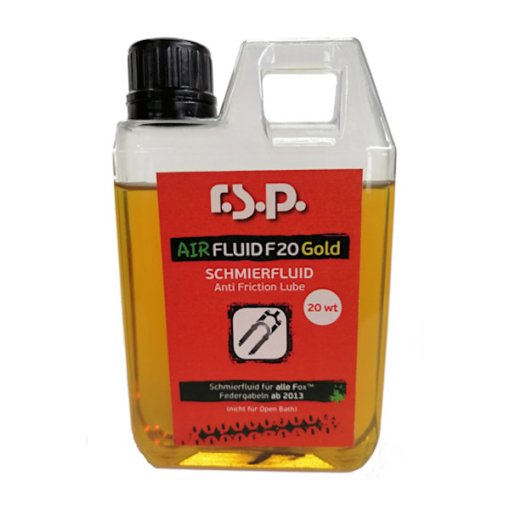 Immagine prodotto da r.s.p. Airfluid F20 Gold Lubricant for FOX Suspensions - 250 ml