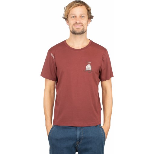 Foto de Chillaz Camiseta Hombre - E Ciao - dark red