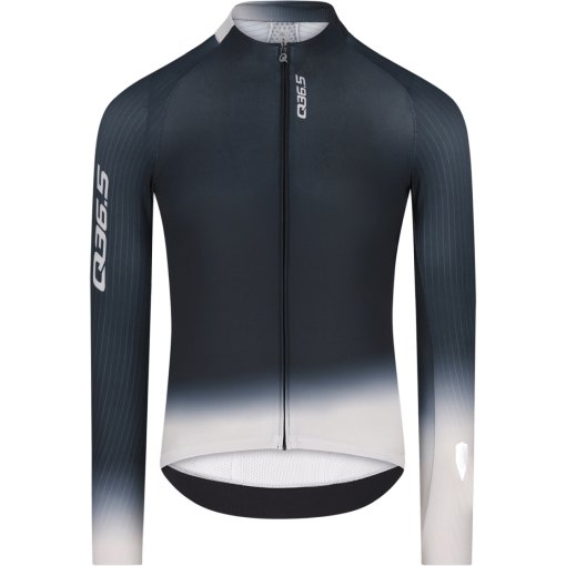 Photo produit de Q36.5 Gregarius Hybrid Light Collar Fade Maillot à manches longues pour hommes - black