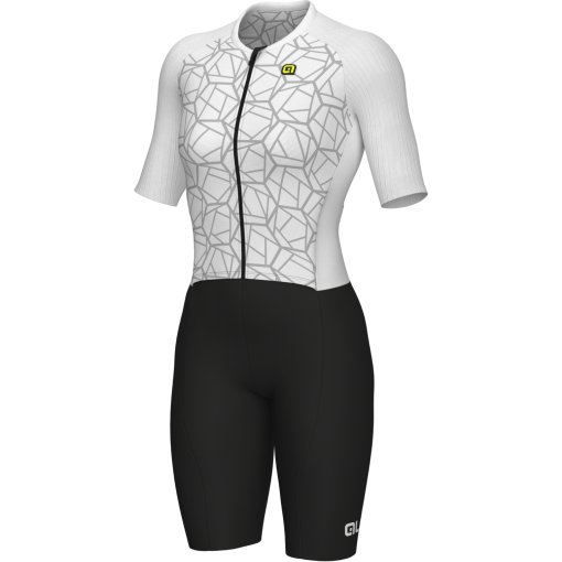 Picture of Alé TRIATHLON Focus Short Sleeve Tri Skinsuit Women - white