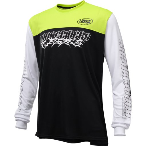 Immagine prodotto da Loose Riders Maglia a Maniche Lunghe Uomo - Cult Of Shred - Y2K Racing Neon