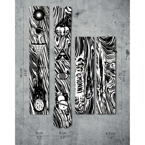 Immagine prodotto da DYEDBRO Pellicola Protettiva per Telaio MTB - Kaos - nero